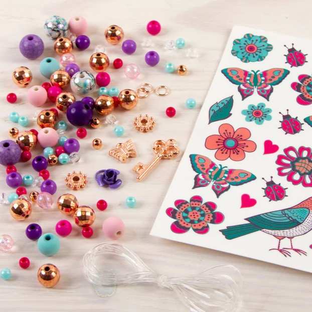 Make It Real Diy 1202 Bedazzled Pulseras Con Dijes Creatividad Floreciente