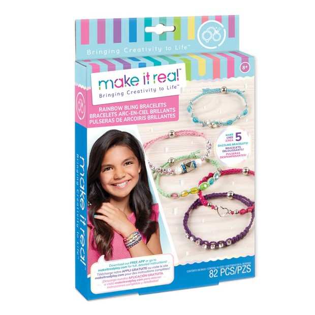Make It Real Diy 1206 Pulseras Brillantes Arcoiris
