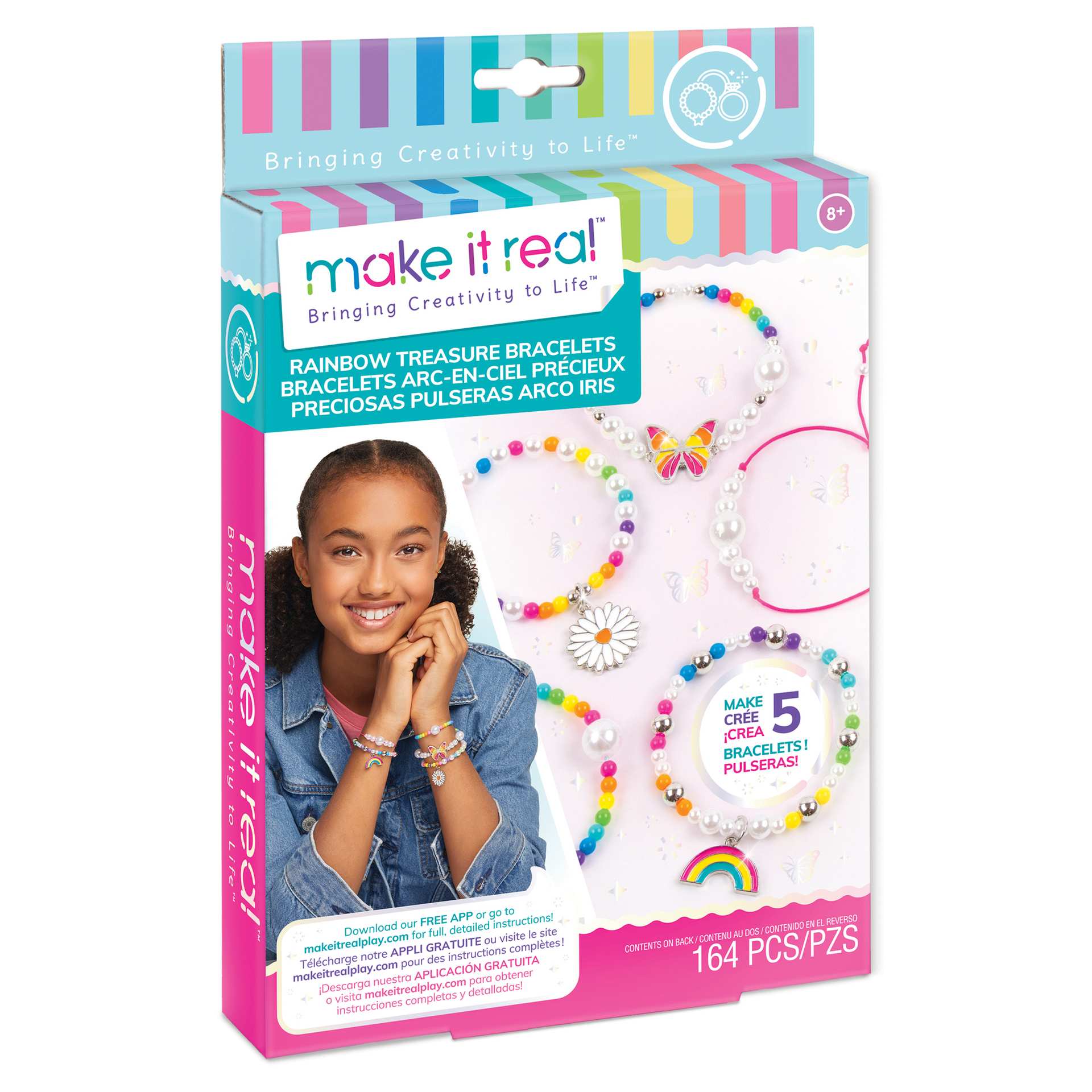Make It Real Diy 1216 Pulseras Tesoro Arcoiris