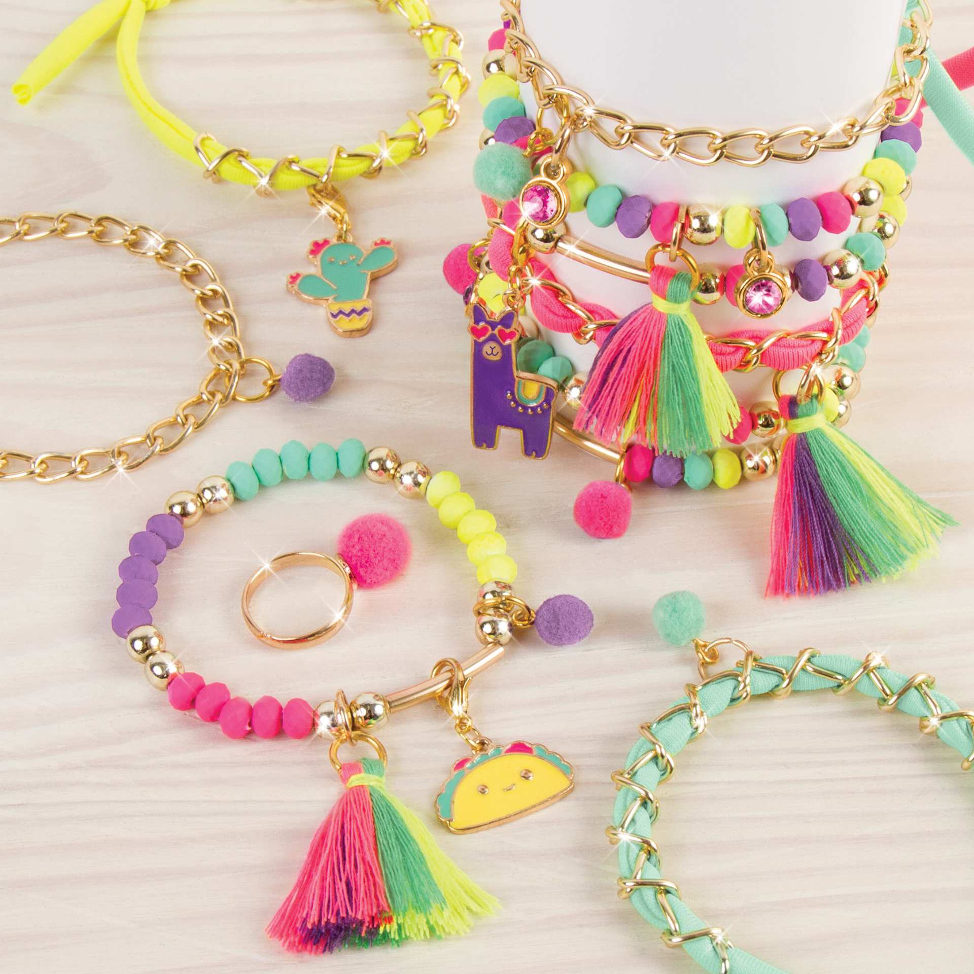 Make It Real Diy 1313 Cadenas Y Dijes Neo Brite