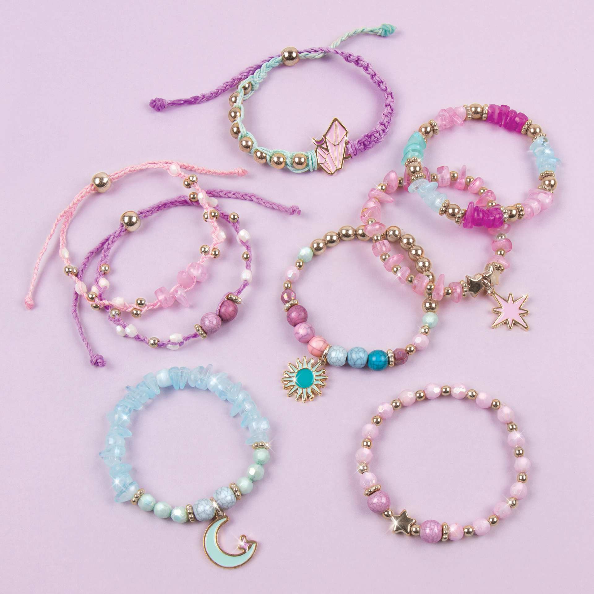 Make It Real Diy 1322 Pulseras Piedras Celestiales