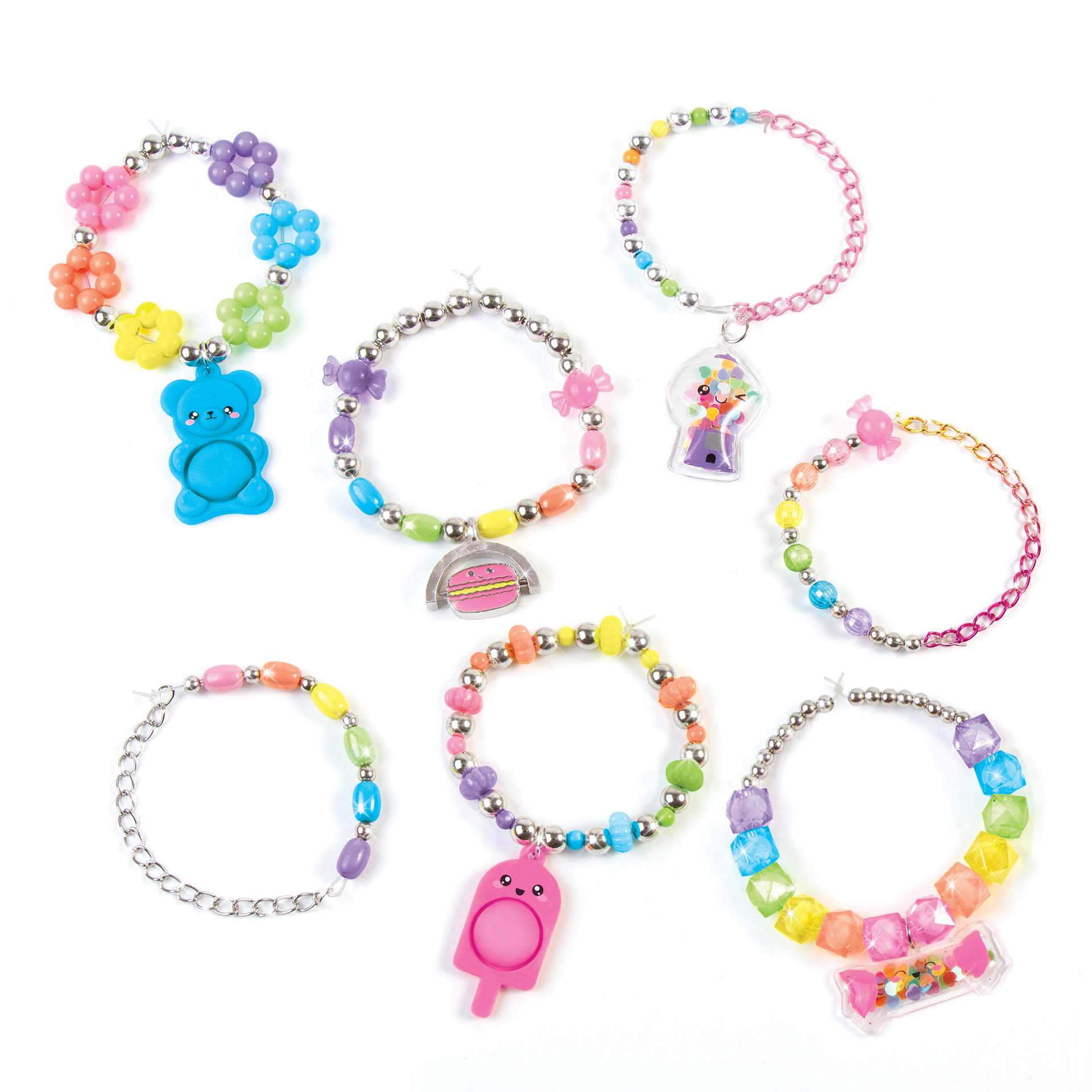 Make It Real Diy 1328 Kit Para Hacer Pulseras Tipo Pop, Shake Y Twist