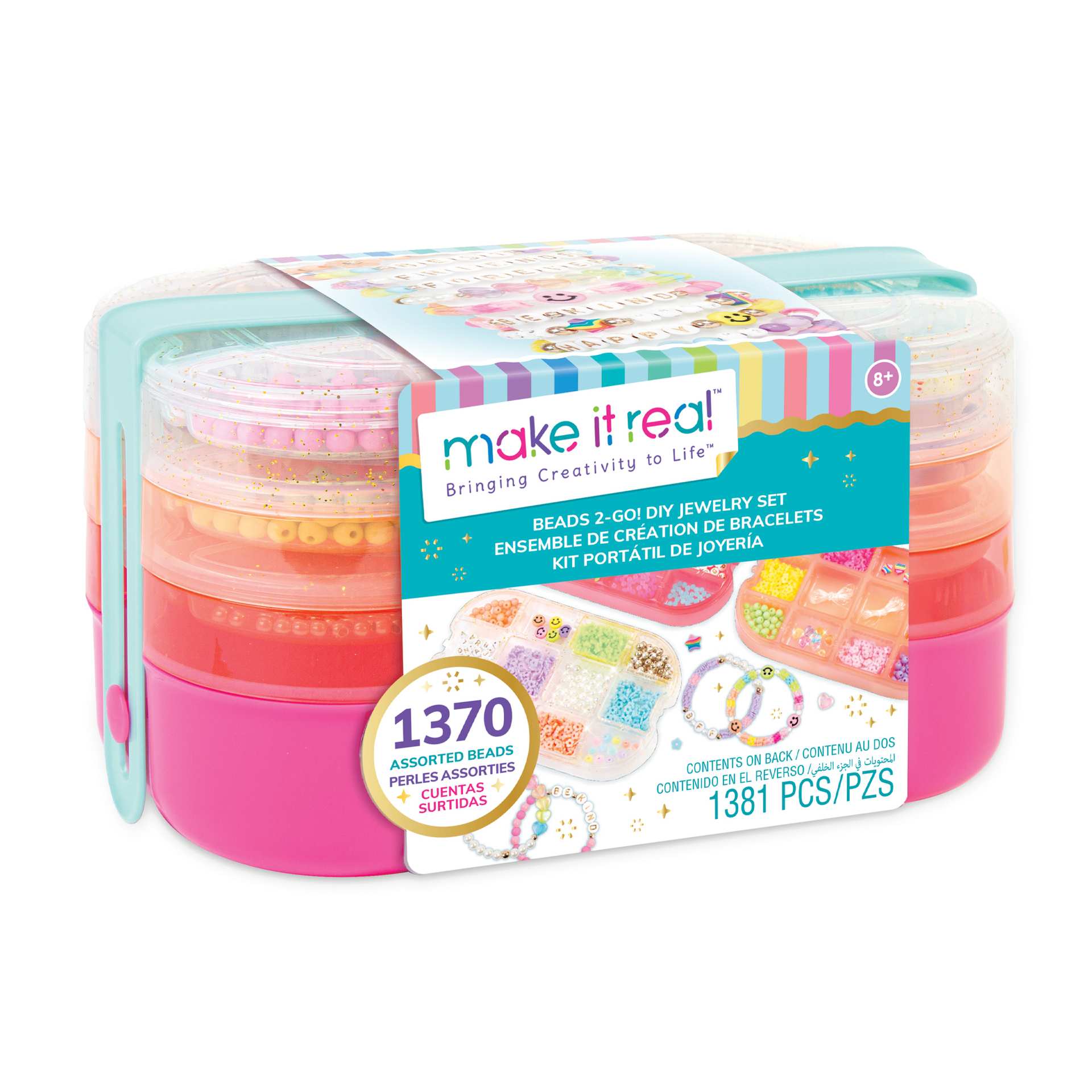 Make It Real Diy 1710 Set De Joyeria Beads 2-Go