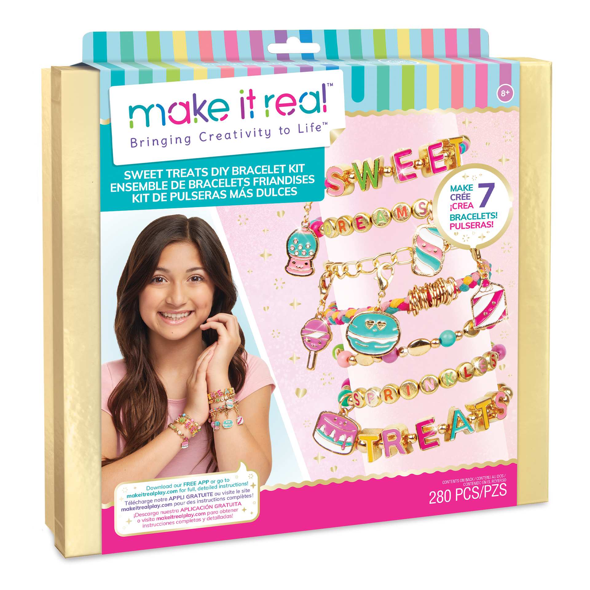 Make It Real Diy 1728 Kit De Pulseras Dulces