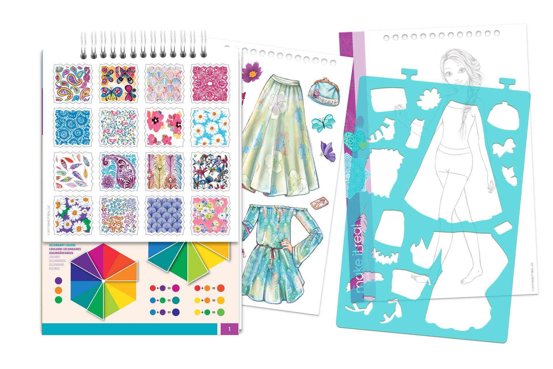 Make It Real 3C4G 3202 Cuaderno De Diseno De Moda Creatividad En Flor