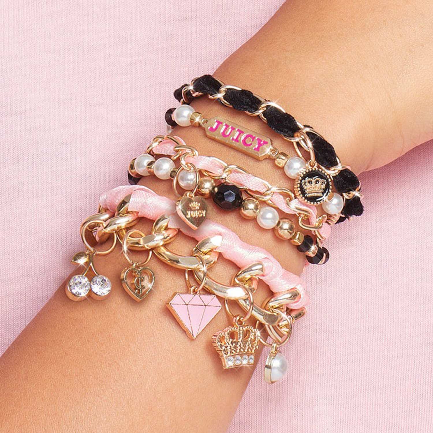 Make It Real Diy 4431 Juicy Couture: Pulseras, Mini Cadenas Y Dijes