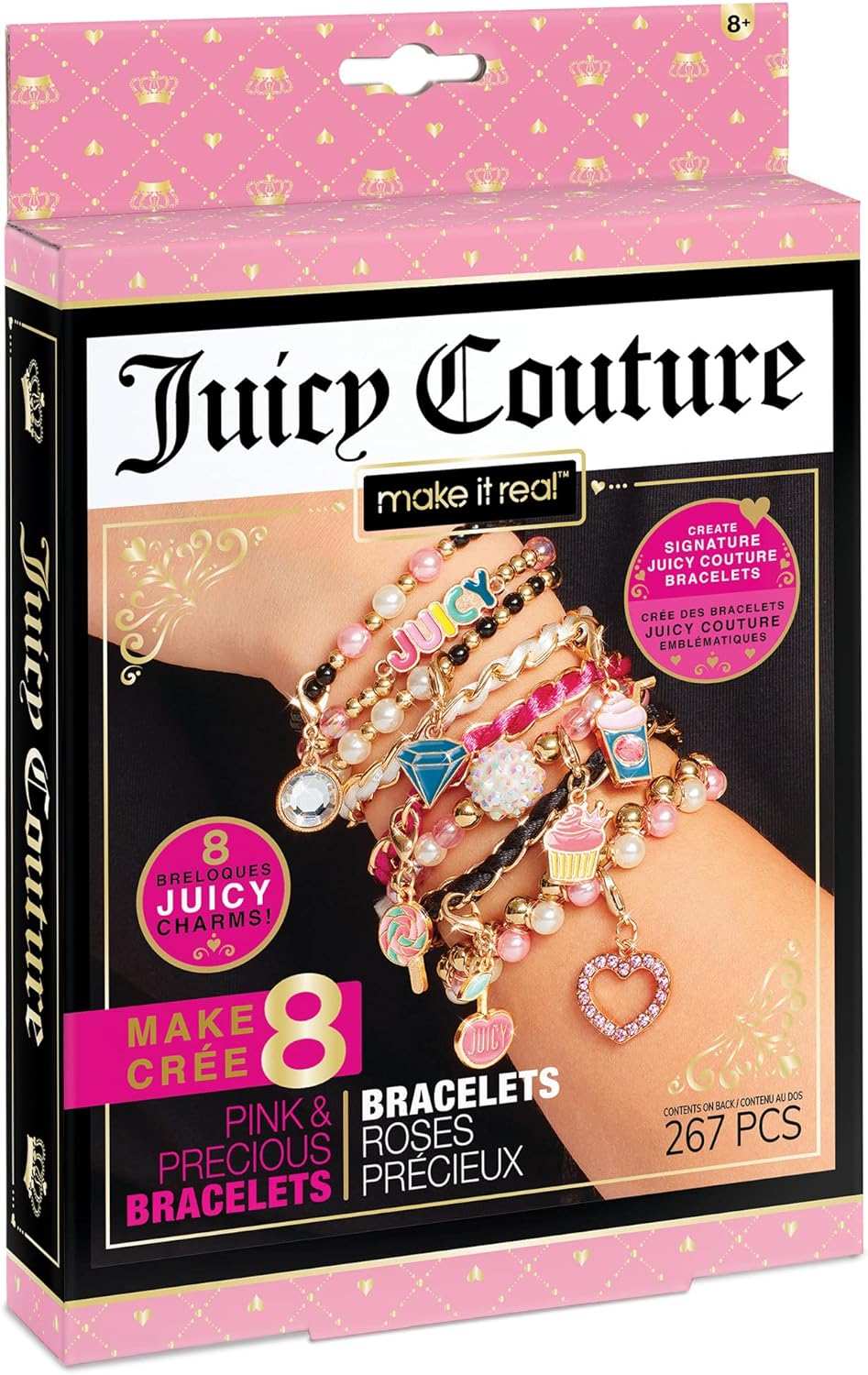 Make It Real Diy 4432 Mini Pulseras Juicy Couture Rosa Y Preciosa