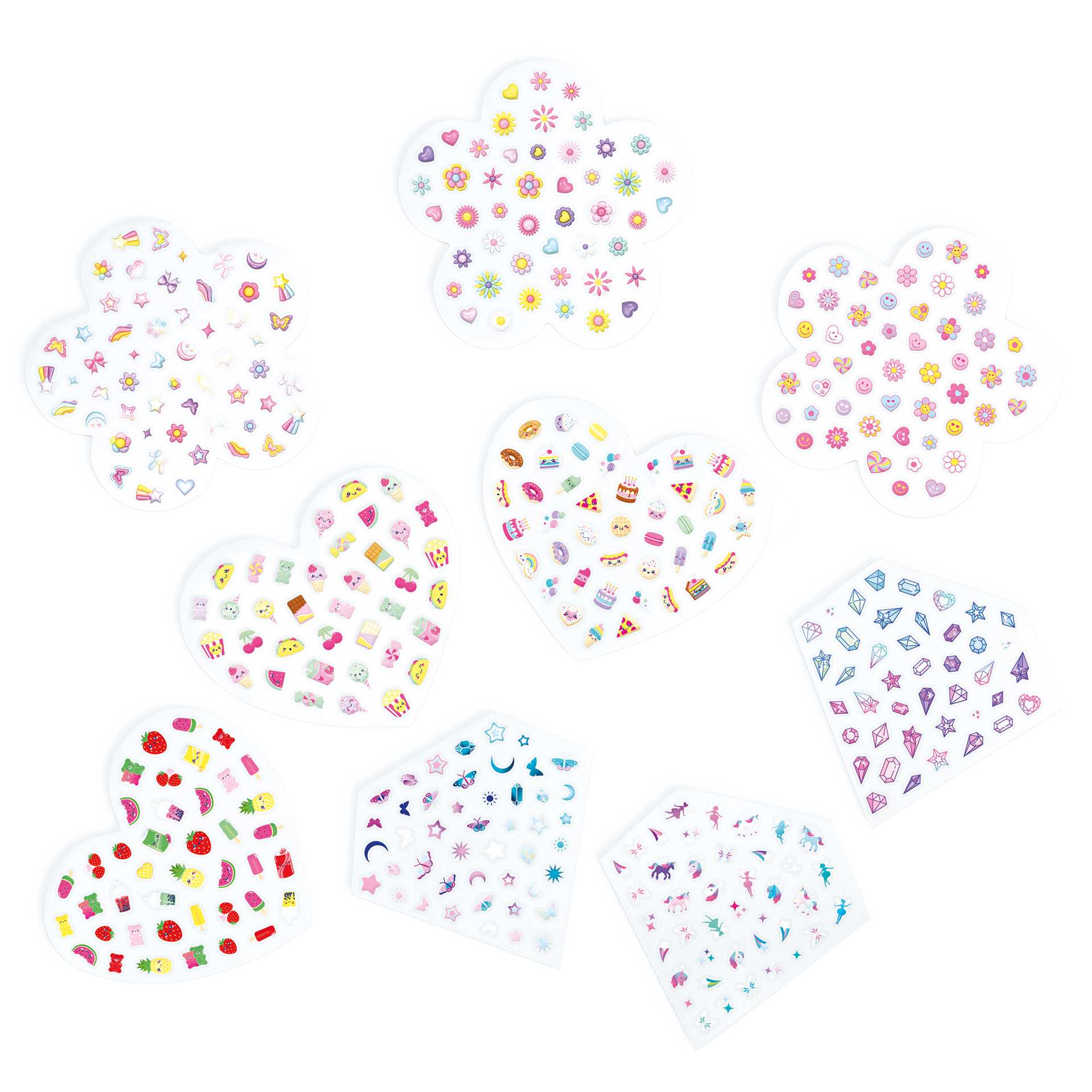 Make It Real Diy 70001 Carpeta De Calcomanias Para Unas Many Manis