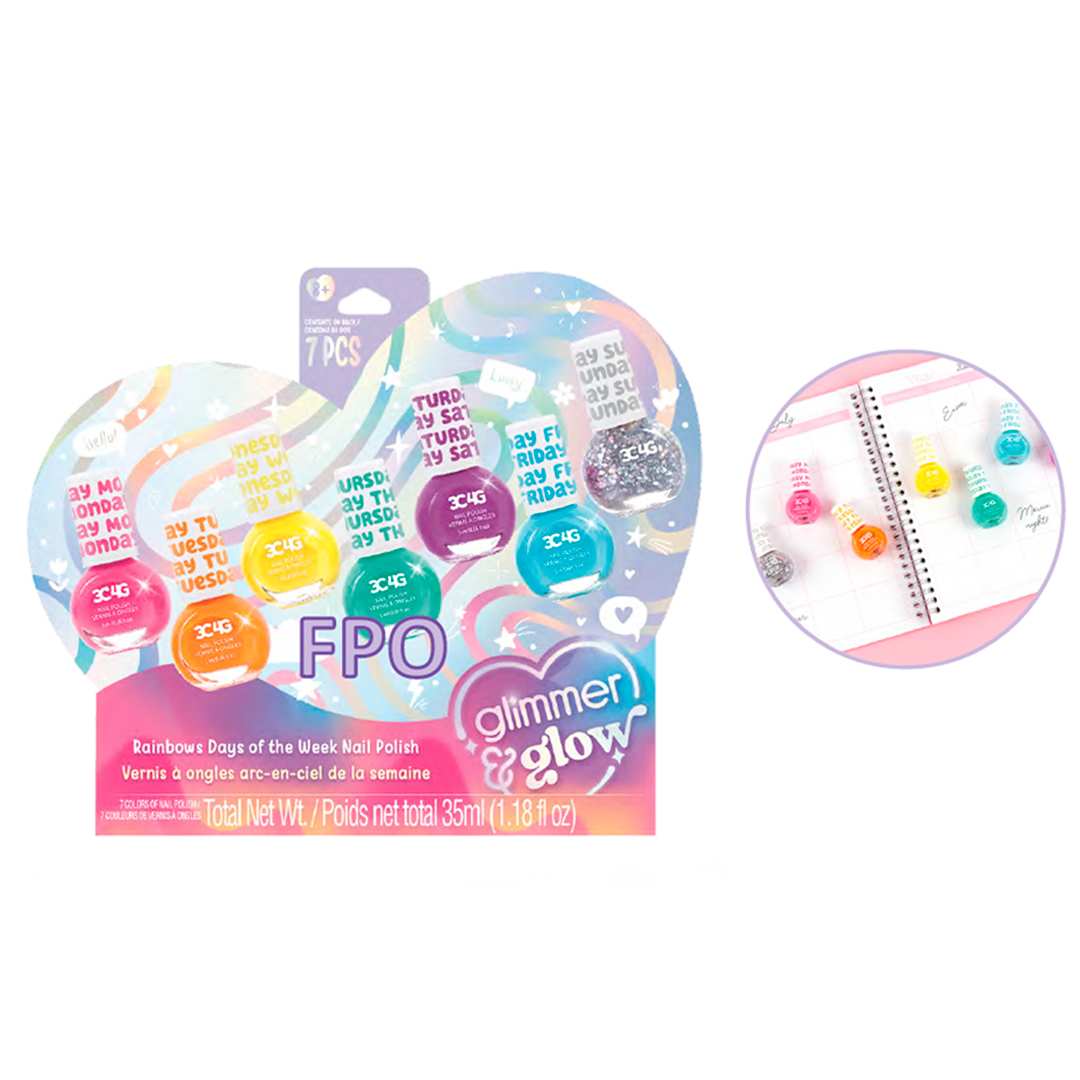 Make It Real 3C4G 70010 Esmalte Para Unas Arcoiris Dias De La Semana