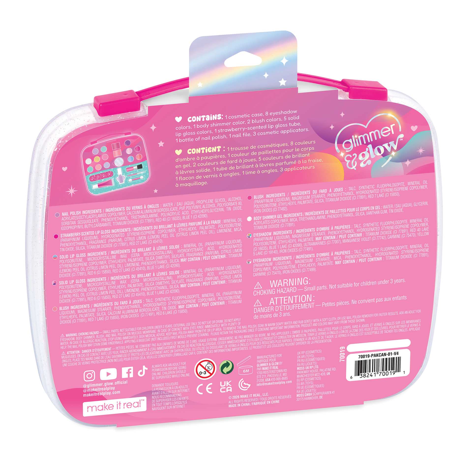 Make It Real 3C4G 70019 Set De Estuche Cosmetico