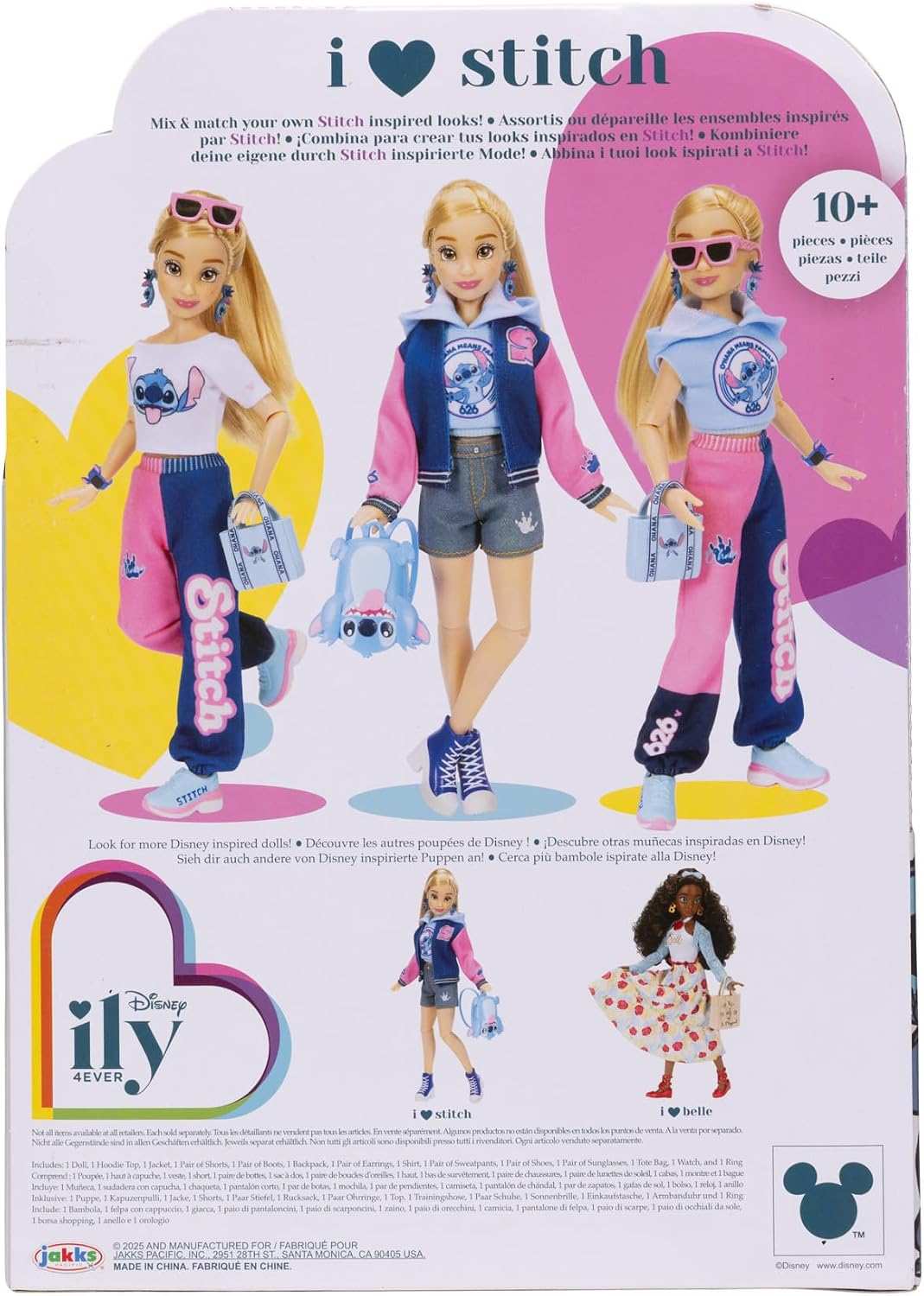 Jakks Pacific Disney 239464 Ily Muneca De Moda Stitch Inspirada