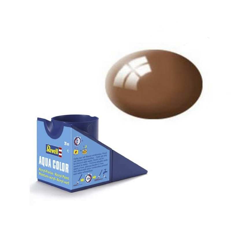 Revell Pintura Aqua Color 80 Marron Arcilla Brillante 18 Ml