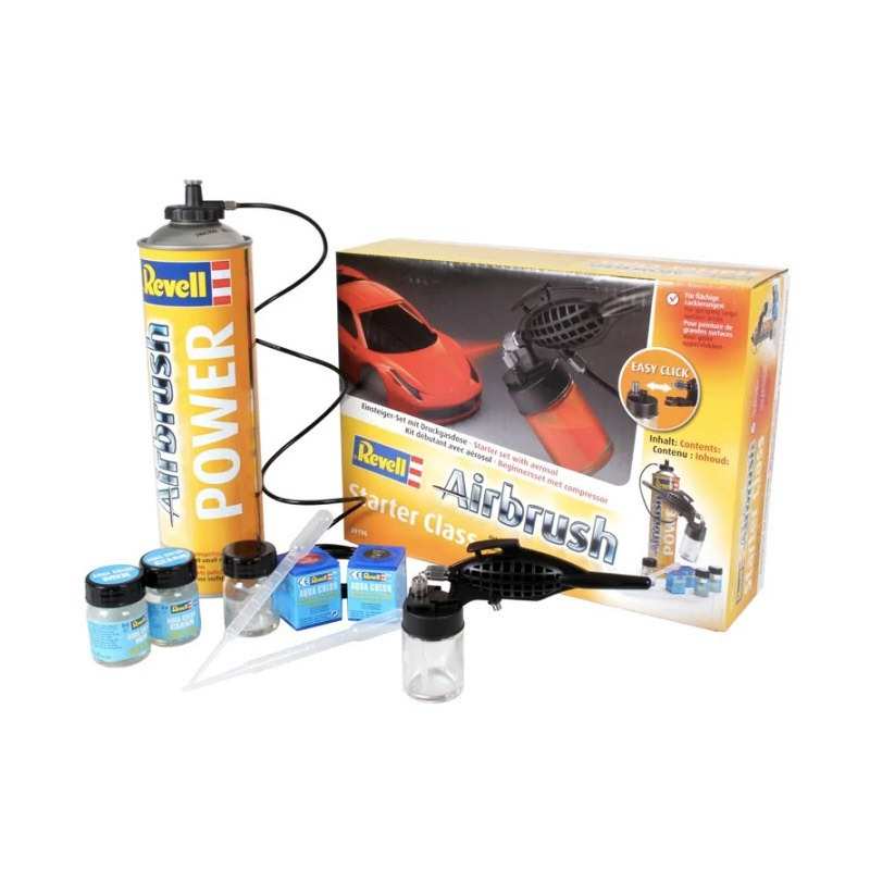 Revell Accesorio Aerógrafo 39196 Set Starter Class Airbrush Clase De Iniciación