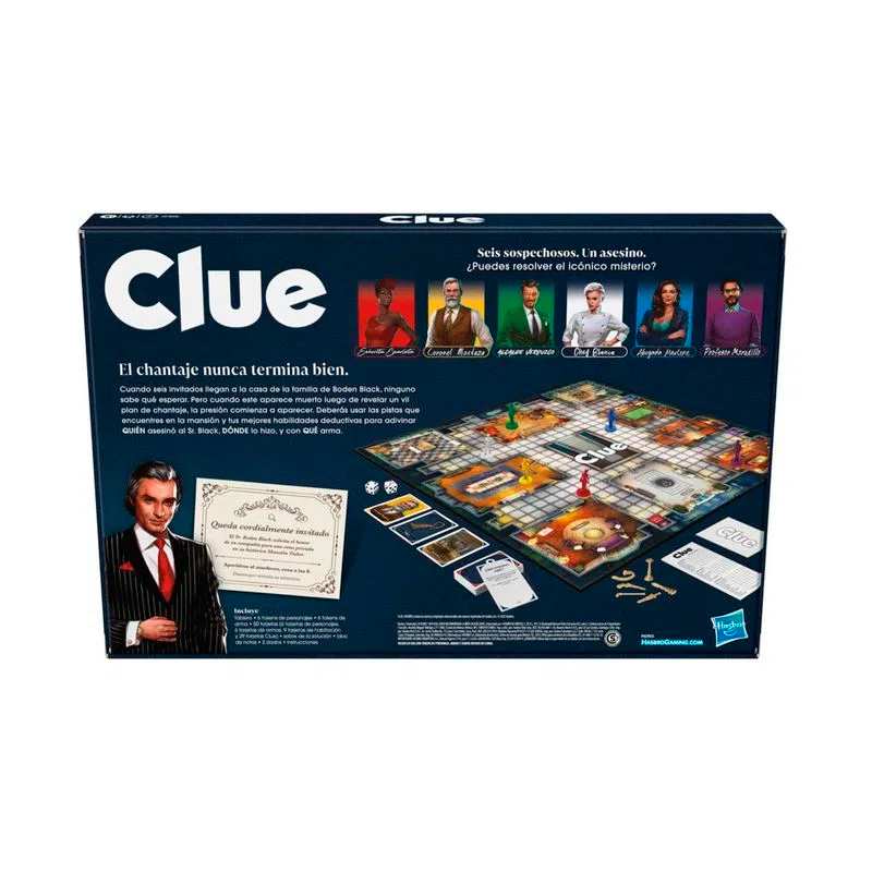 Hasbro Clue/Cluedo F6420 The Classic Mistery Game
