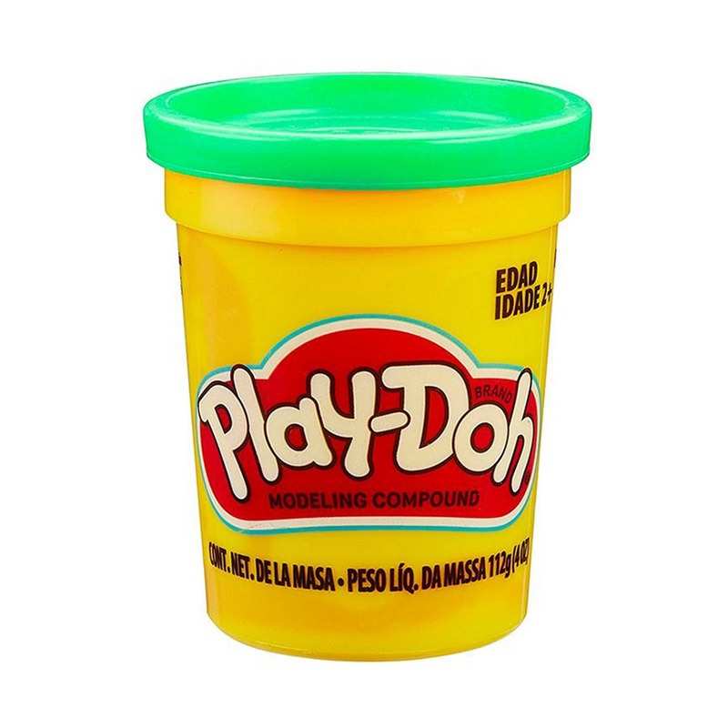 Hasbro Play-Doh B6756 Lata Individual Color Verde