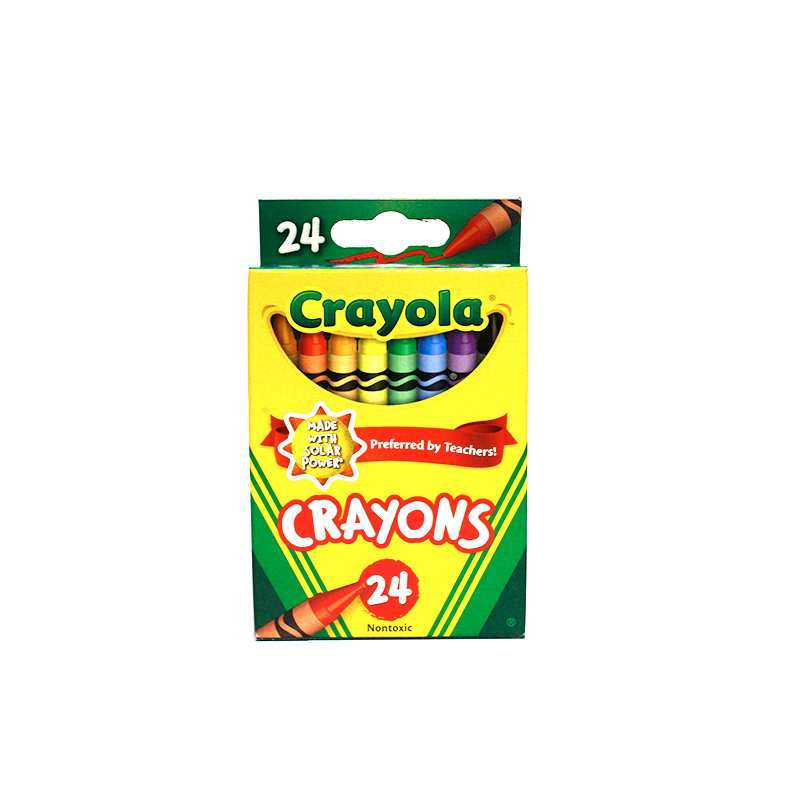 Crayola 523024 Crayones De Cera En Estuche 24 Colores Primarios