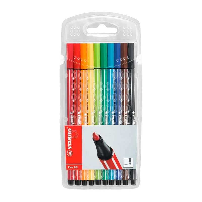 Stabilo 6810 Marcadores Pen 68 de 10 Colores