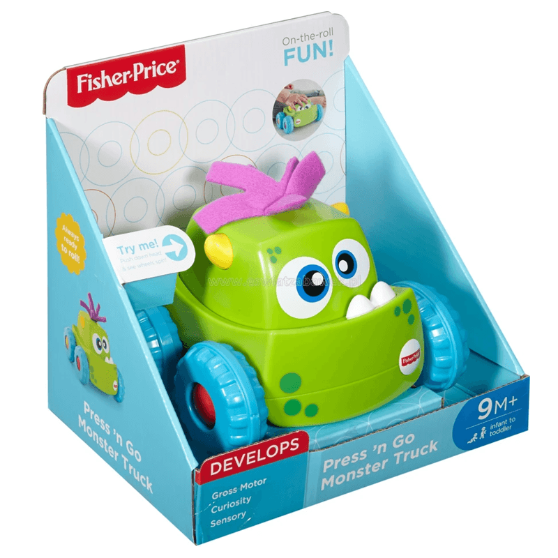 Mattel Fisher Price Drg16 Mounstro Presiona Y Persigue Surtido 2