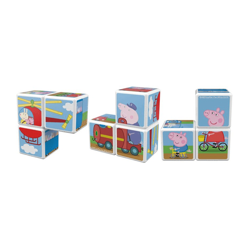GEOMAG MagiCube 49 Cubos Magneticos de Peppa Pig Un Viaje con Peppa
