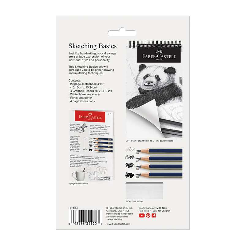 Faber Castell Do Art 14354 Set De Bosquejos Basico