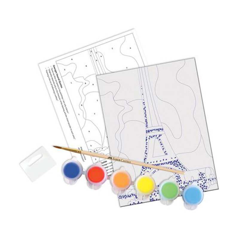 Faber Castell Pant By Number 14300 La Torre Eiffel De Seurat