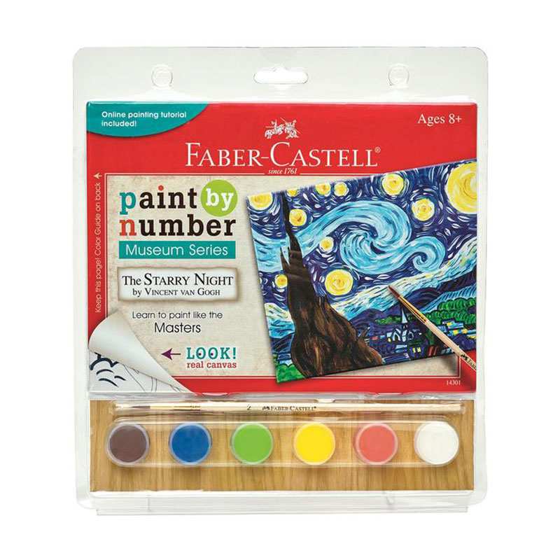 Faber Castell Pant By Number 14301 Noche Estrellada De Van Gogh