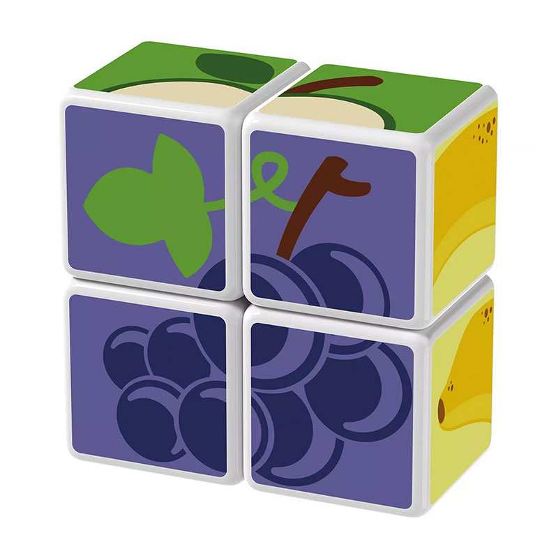 Geomag Magicube #131 Cubos Magneticos Fruta 7 Pcs