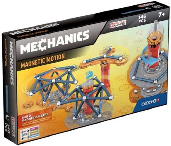 GEOMAG  Mechanics #762 Movimiento Magnetico 146 Pcs