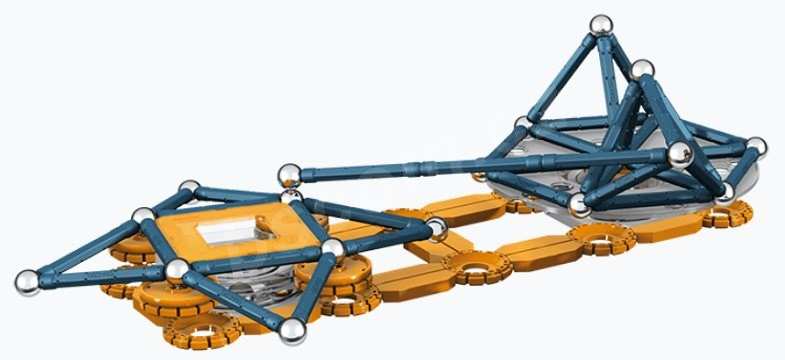 GEOMAG  Mechanics #762 Movimiento Magnetico 146 Pcs