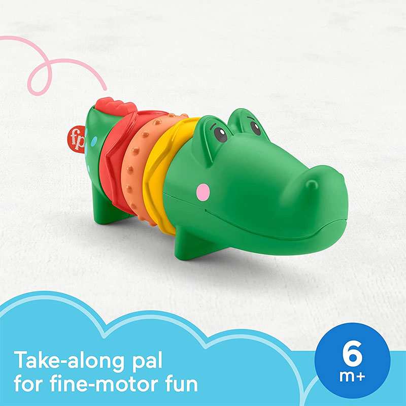 Mattel Fisher Price Gwl67 Sonaja De Cocodrilo Click Clack