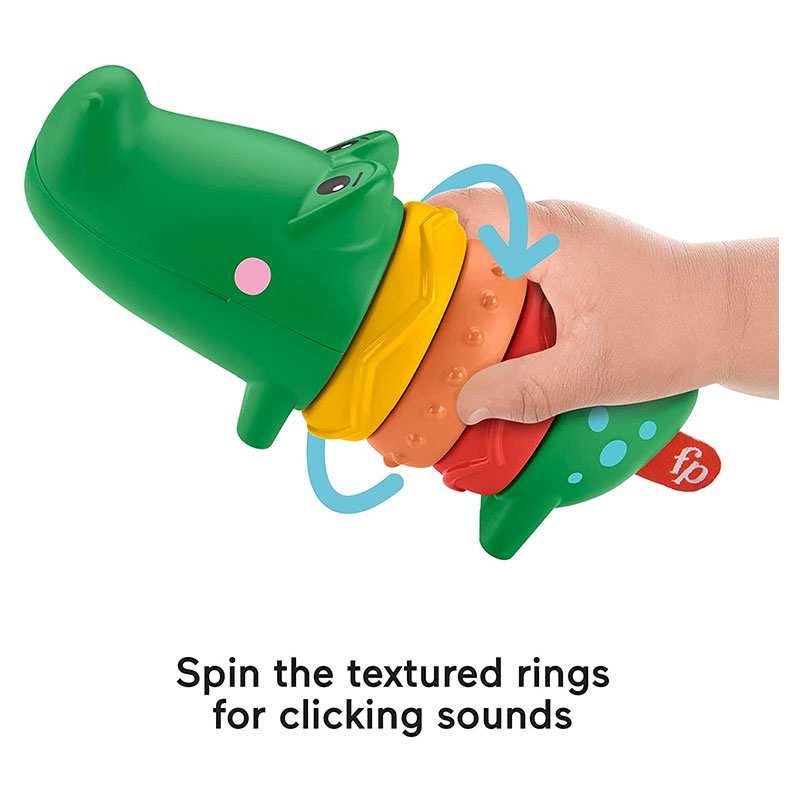 Mattel Fisher Price Gwl67 Sonaja De Cocodrilo Click Clack