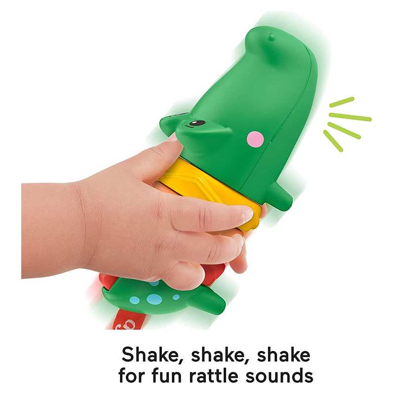Mattel Fisher Price Gwl67 Sonaja De Cocodrilo Click Clack