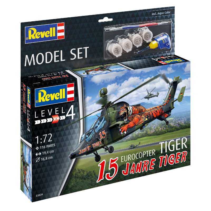 Revell 63839 Model Set Eurocopter Tiger 15 Years Tiger