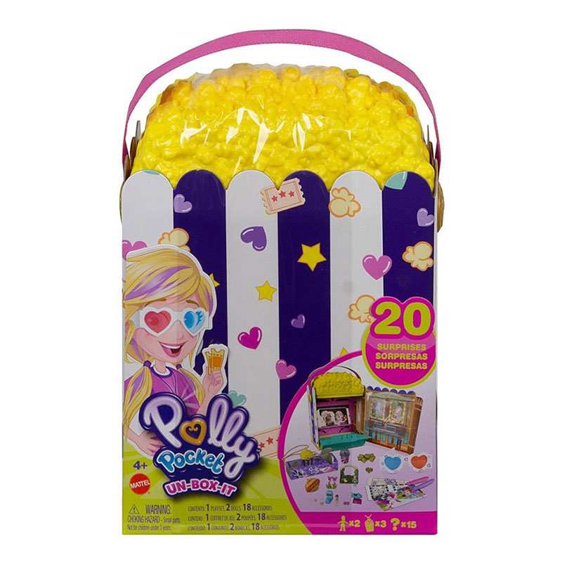 Mattel Polly Pocket Gvc96 Caja Sorpresa De Poporopos