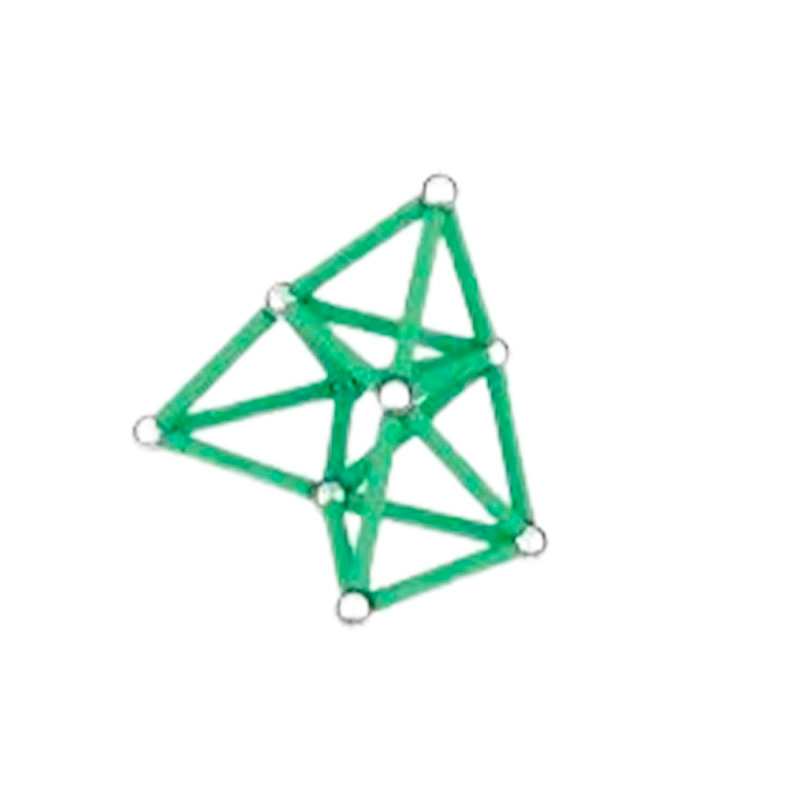 Geomag Classic #329 Set De Cubos Magneticos Glow 42 Pcs