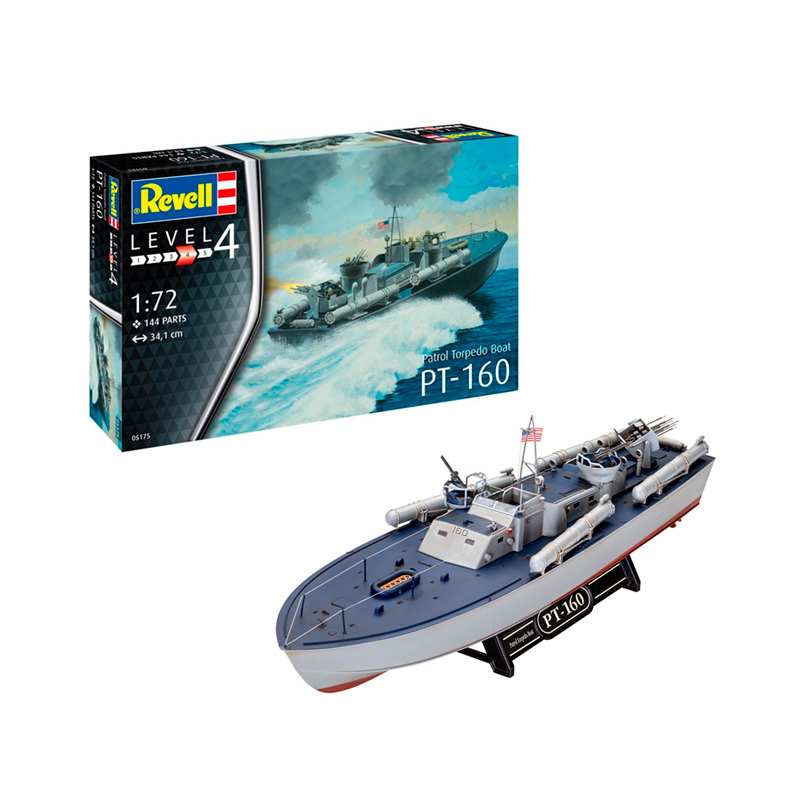Revell 65175 Barco Patrol Torpedo Boat Pt-559 / Pt-160 Escala 1/72