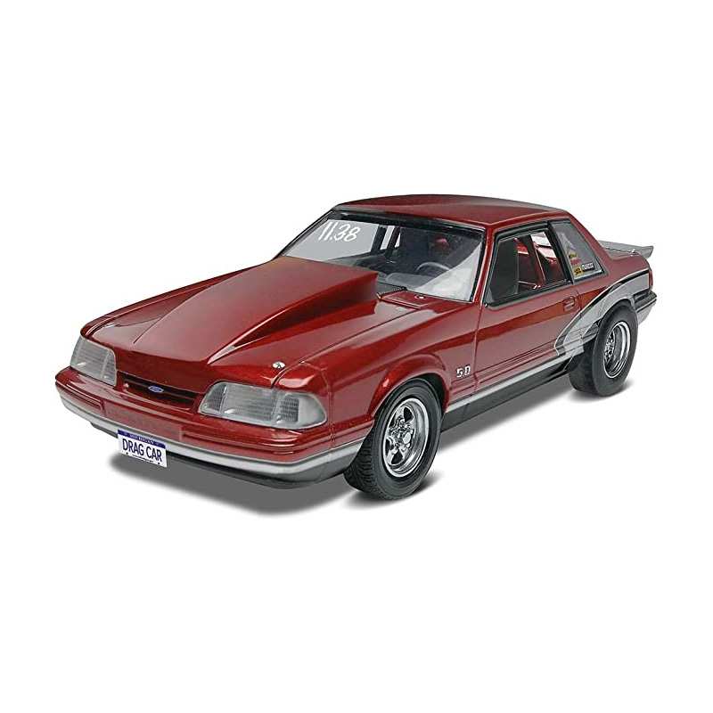 REVELLModel 14195 Vehiculo 90 Mustang LX 5.0 Drag Racer Escala 1/25