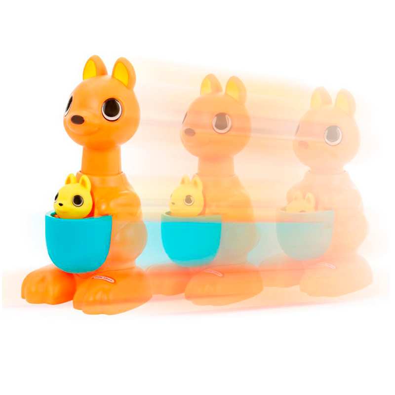 LITTLE TIKES 648823 Juguete de Canguro Presiona y Salta Fantastic Firsts Peeky Pals (ASST 2/3)