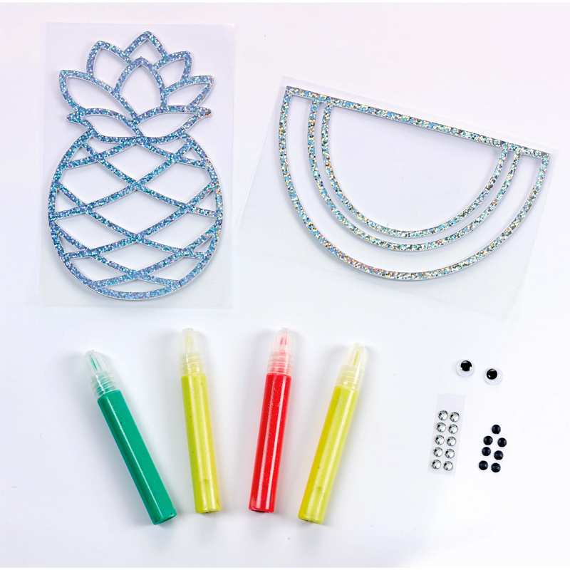 CREATIVITY FOR KIDS 6295000 Window Art Frutas Tropicales