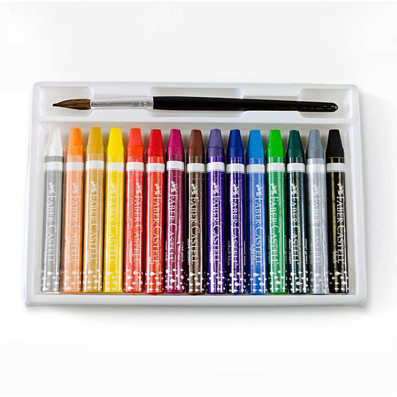 FABER CASTELL 9140315 Paquete de 15 Crayones de Acuarela