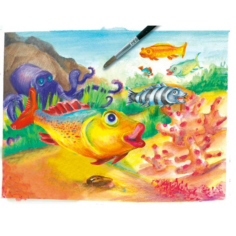 FABER CASTELL 9140315 Paquete de 15 Crayones de Acuarela