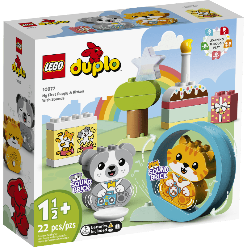 Lego Duplo Mi Primer Cachorro Y Gato Con Soidos