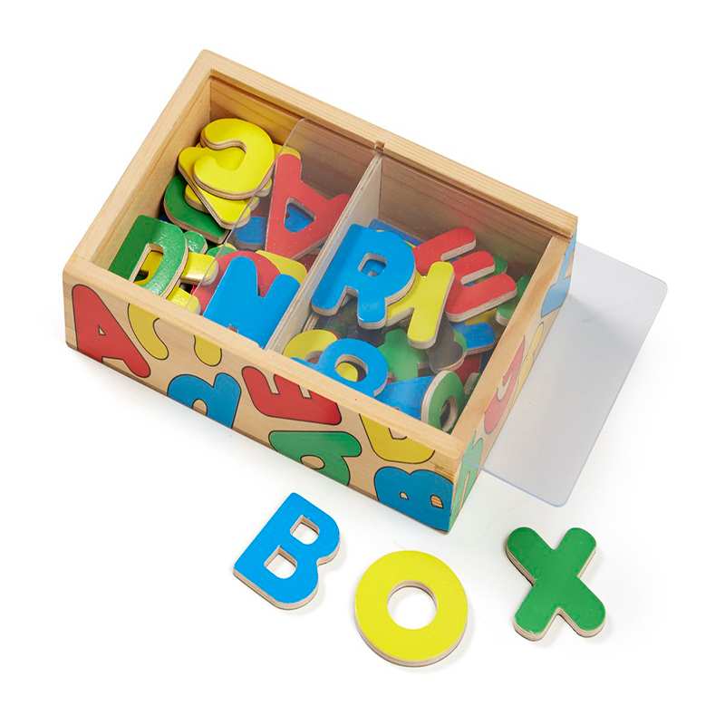 Melissa & Doug 10448 Imagenes De Madera Del Alfabeto Multicolor