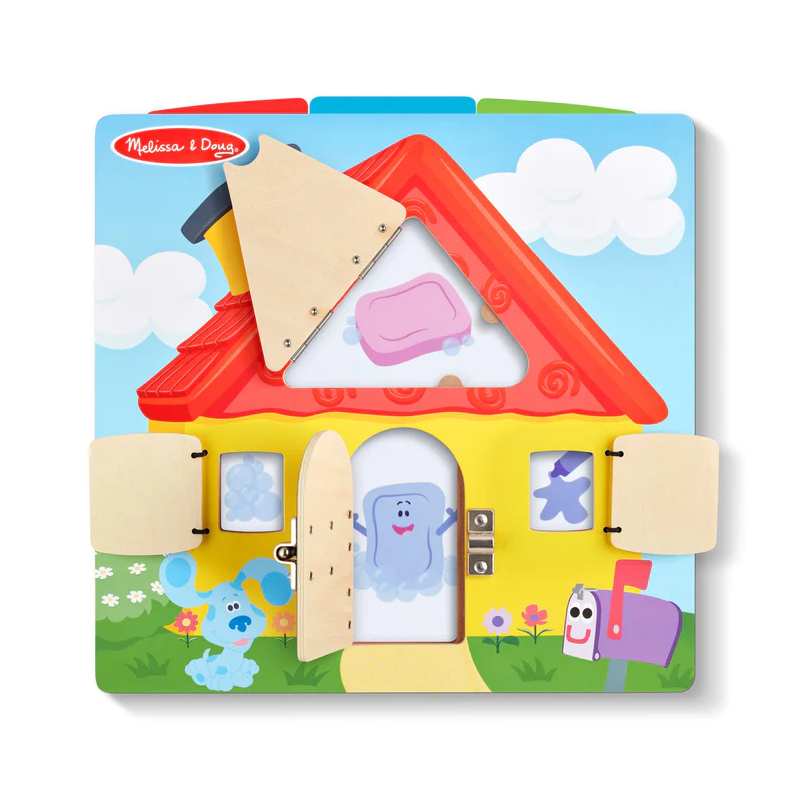 Melissa & Doug Blues Clues & You! Wooden Lift-The-Flap Activity Board