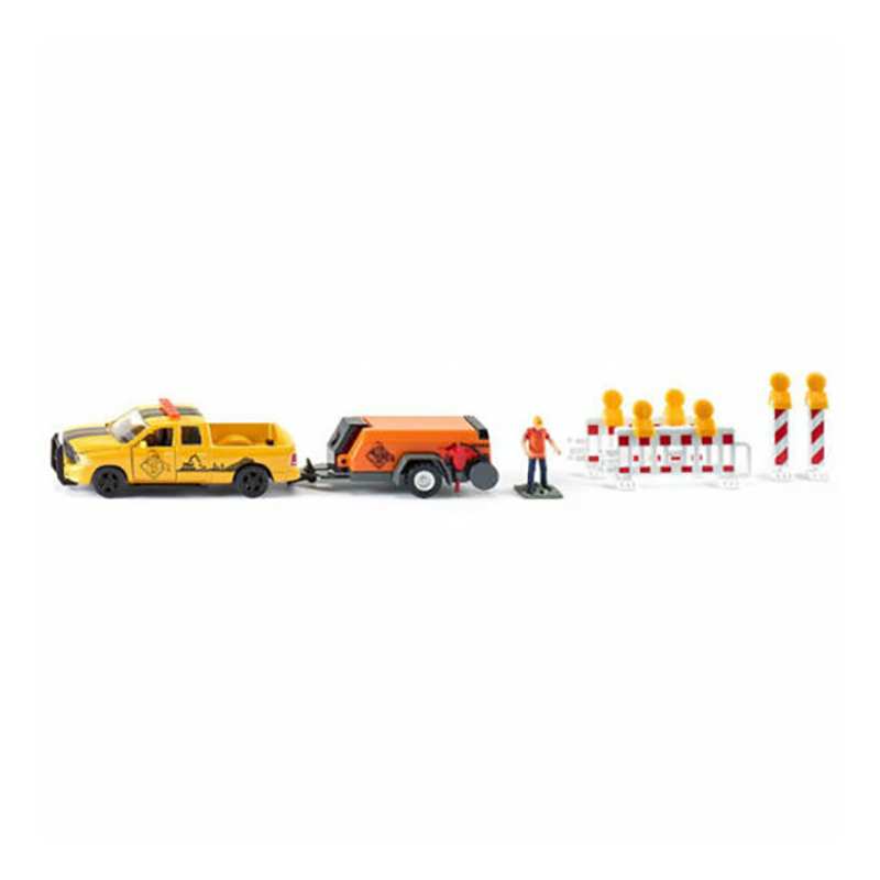 Siku Super 3505 Ram 1500 Con Remolque Compresor
