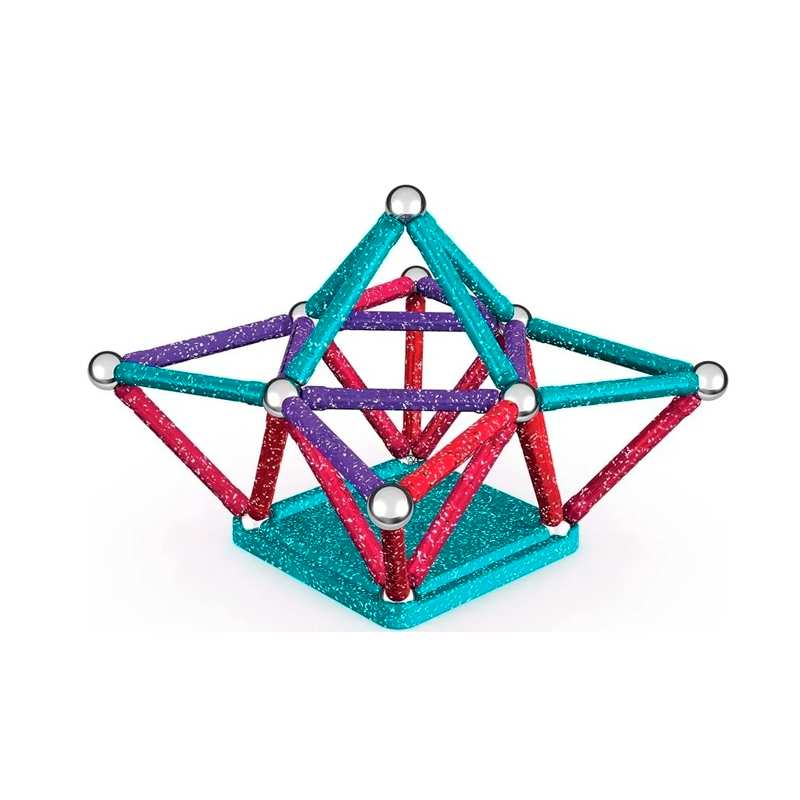 Geomag 536 Barras Con Brillantina Reciclable 60 Pcs
