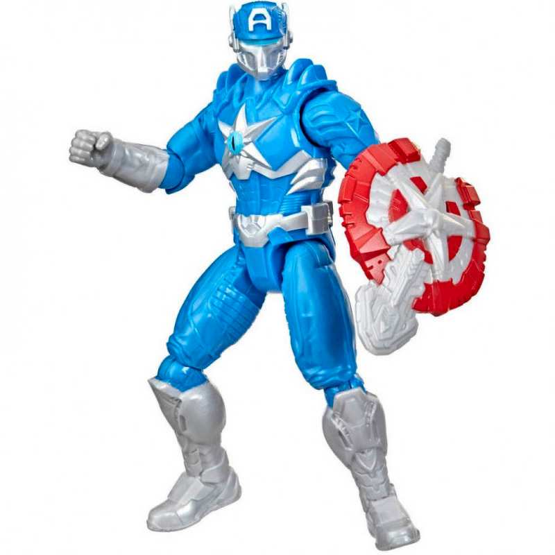 HASBRO Marvel F33165L00 Mech Strike Cazador de Monstruos Capitan America (Asst 3/4)