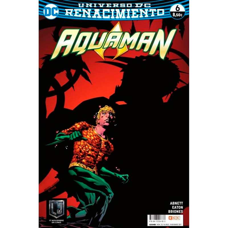 Libro Aquaman Num. 6 (Renacimiento) Autor Dan Abnett 96 Pag. Español Pasta Blanda