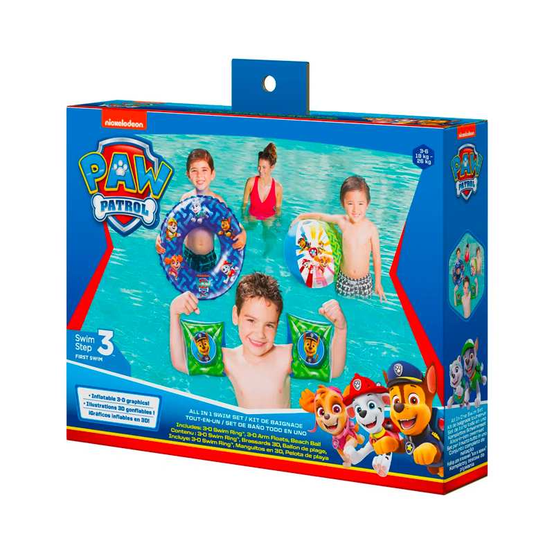 Spin Master Paw Patrol 6061289 Swimways Set Inicio de Playa