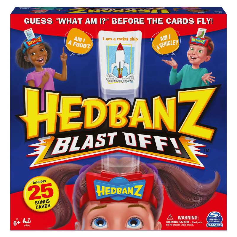 Spin Master Games 6062194  Hedbanz Blast Off Juego Adivina Que Soy